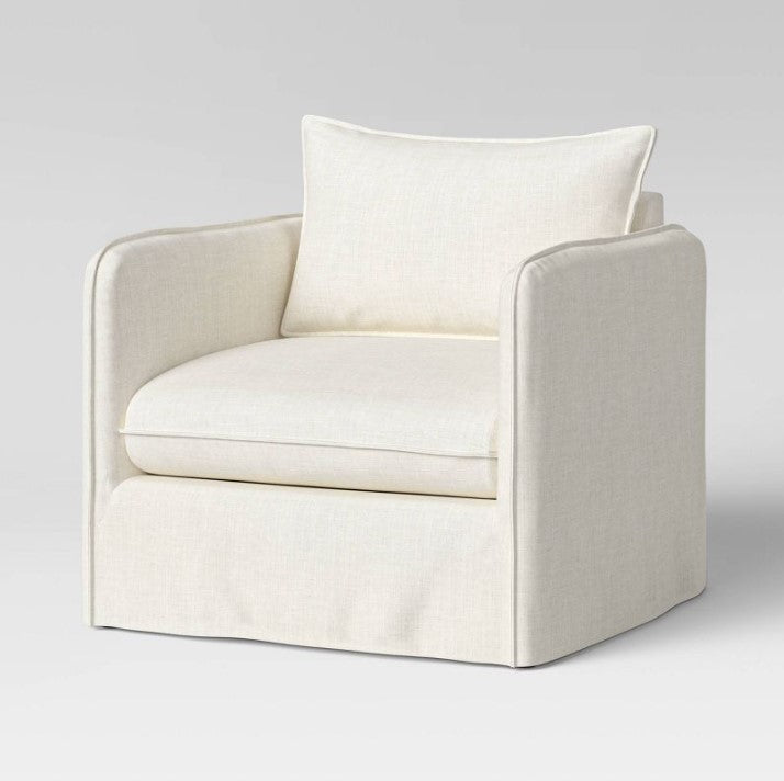 Berea Slouchy Lounge Chair with French Seams