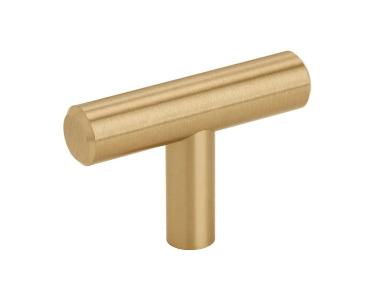 Bar Pulls 1-15/16-in Champagne Bronze Bar Contemporary Cabinet Knob, (Set of 8)
