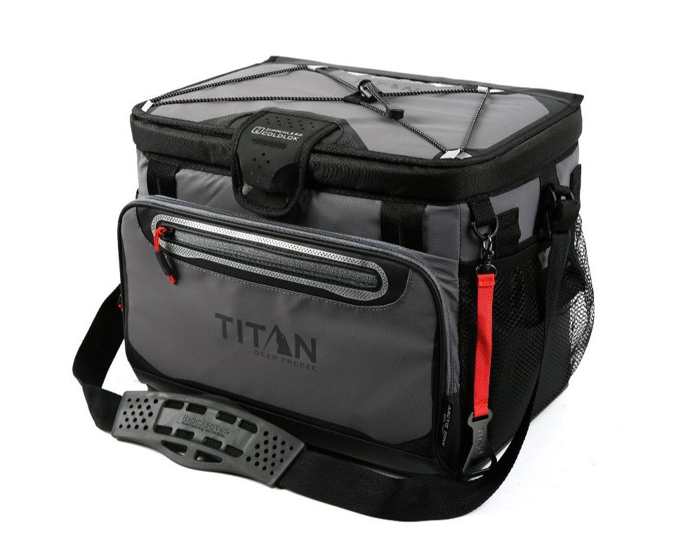 16qt Titan Deep Freeze 20qt Zipperless HardBody Cooler