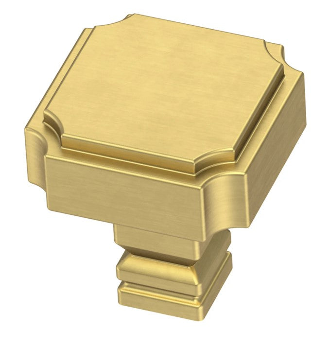 1-1/8 Inch Square Cabinet Knob (Set of 11)