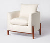 Elroy Accent Chair with Wood Legs