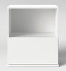 1 Drawer Modular Nightstand White