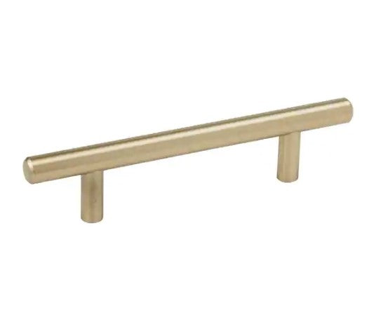 Bar Pulls 3-3/4 in. (96 mm) Golden Champagne Cabinet Drawer Pull (10-Pack)