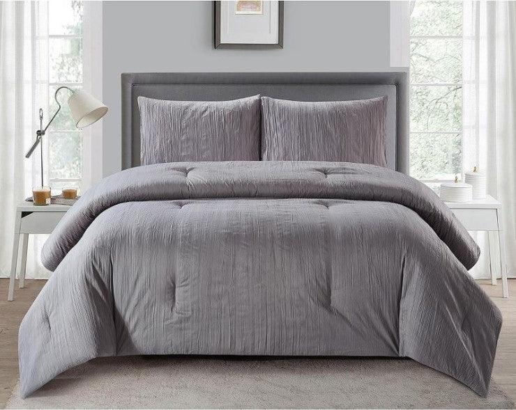 3-Pc Tribeca Crinkle Comforter Sets, King