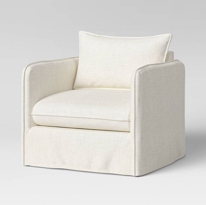 Berea Slouchy Lounge Chair with French Seams