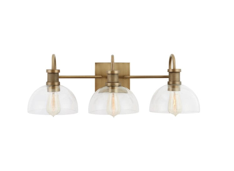 3 Light 27" Wide Bathroom Vanity Light