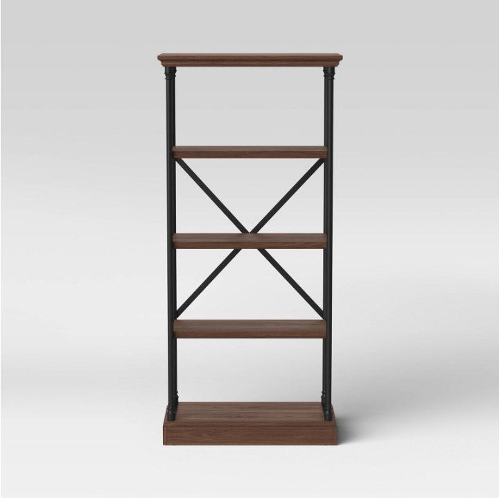 65" Conway Cast Iron Bookshelf