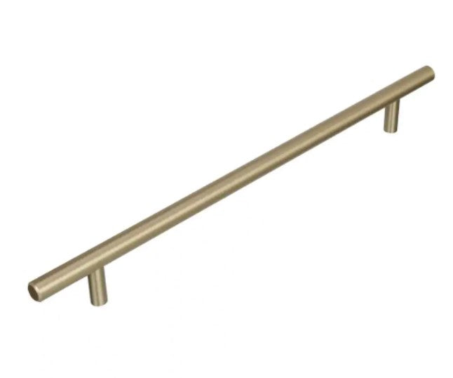 Bar Pulls 10-1/16 in (256 mm) Center-to-Center Golden Champagne Drawer Pull (Set of 2)