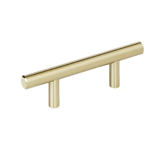 Bar Pulls 2-1/2 in. (64 mm) Golden Champagne Cabinet Drawer Pull (10-Pack)