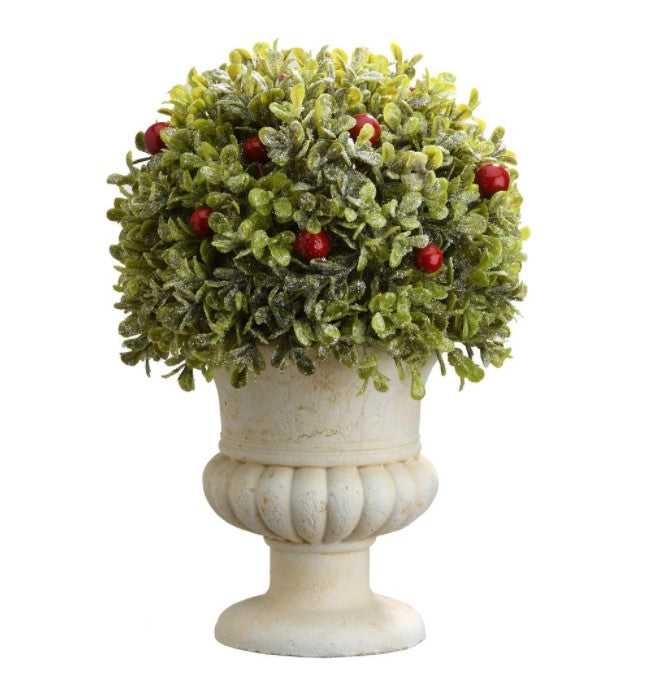 11 in. Boxwood Ball Topiary EJ869