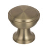Westerly 1 3/16-in Golden Champagne Round Transitional Cabinet Knob, (Set of 4)