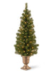 4 ft. Montclair Spruce Entrance Artificial Christmas Tree with Clear Lights