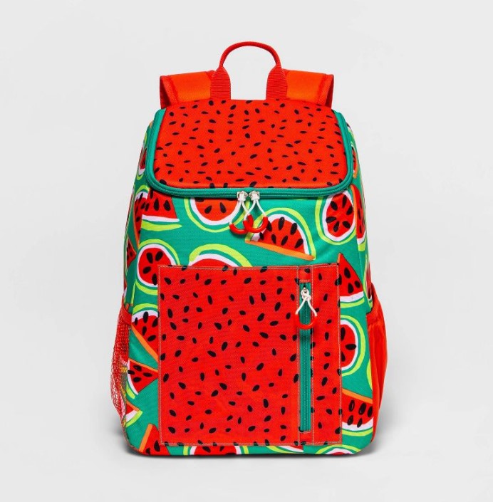7.5qt Backpack Cooler Watermelon