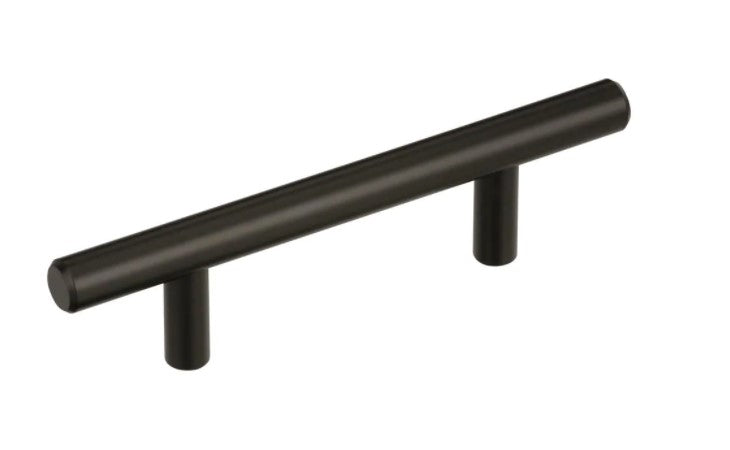 Bar Pulls 3 in (76 mm) Center-to-Center Black Bronze Cabinet Drawer Pull (10-pack) ss727