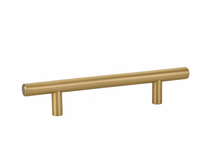 Contemporary 4 Inch Center to Center Bar Cabinet Pull, (Set of 2)