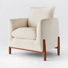 Elroy Accent Chair with Wood Legs