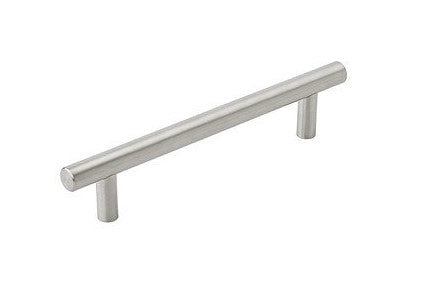 Bar Pulls - 128mm Hollow European Bar Pull in Stainless Steel - Amerock