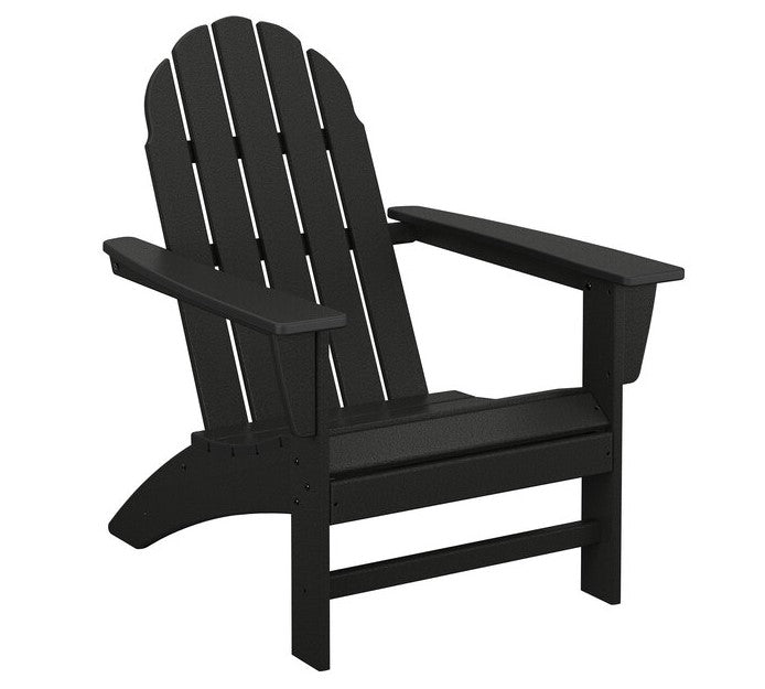 Vineyard Black Adirondack Chair