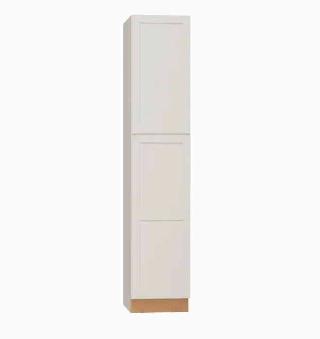 Diamond NOW Arcadia 18-in W x 84-in H x 23.75-in D Truecolor White Door Pantry Stock Cabinet Diamond NOW Arcadia 18-in W x 84-in H x 23.75-in D Truecolor White Door Pantry Stock Cabinet