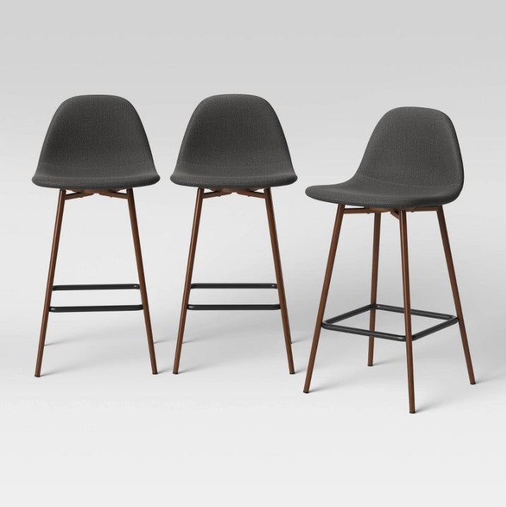 3pk Copley Upholstered Counter Height Barstool
