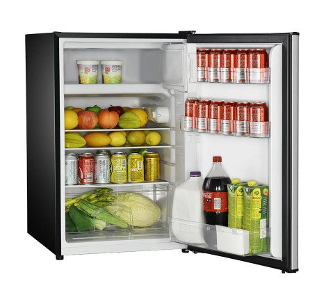 4.5 cu. ft. Mini Fridge with True Freezer in Stainless Look CL542