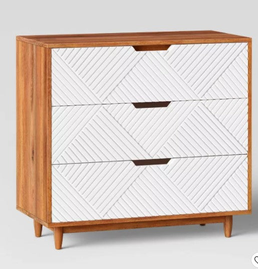Touraco Dresser White Brown Touraco Dresser White Brown