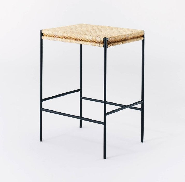 Studio McGee Woven Side Table or Barstool