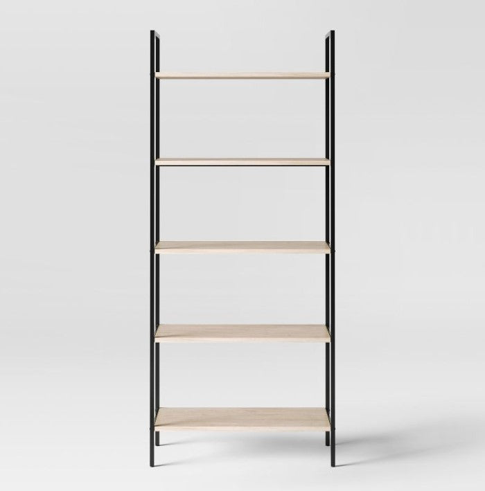 72" 5 Shelf Loring Ladder Bookshelf