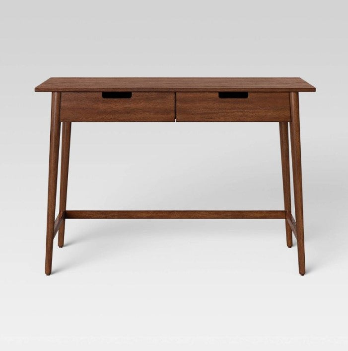 Ellwood Wood Writing Desk with Drawers