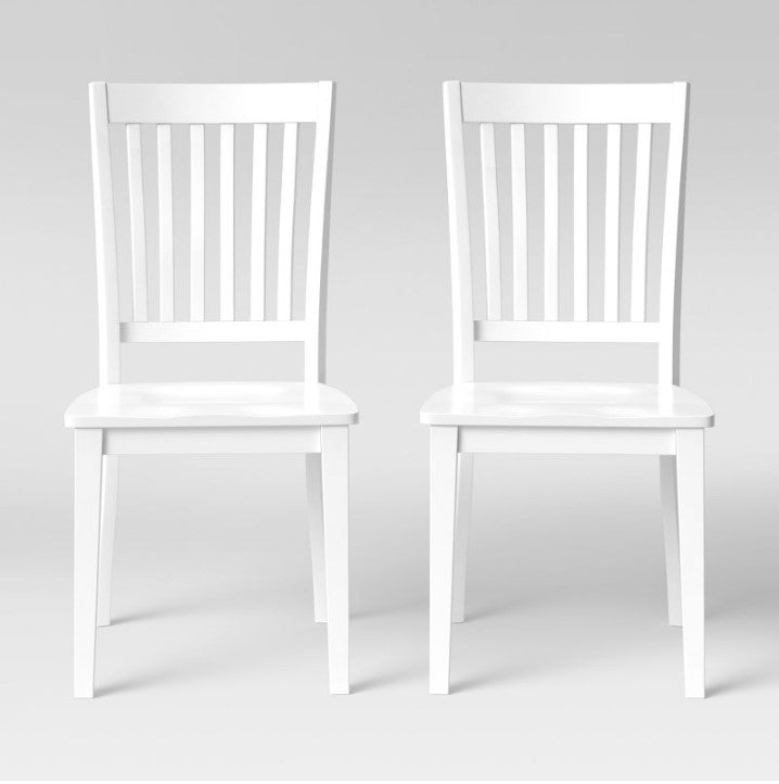 2pk Holden Slat Back Dining Chairs