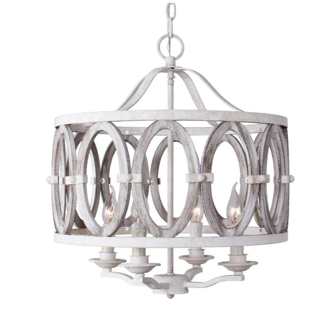 4-Light Farmhouse Chandelier