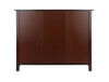 Winsome Wood  Milan Antique Walnut 2-Shelf Bookcase (39-in W x 30-in H x 13-in D)