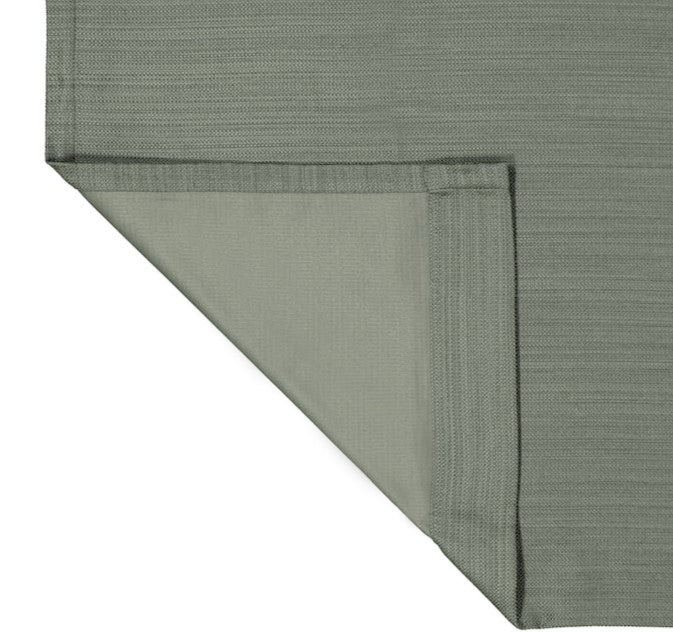 100-in Celadon Polyester Room Darkening Standard Lined Rod Pocket Single Curtain Panel