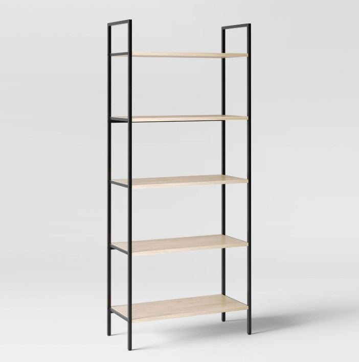 72" 5 Shelf Loring Ladder Bookshelf