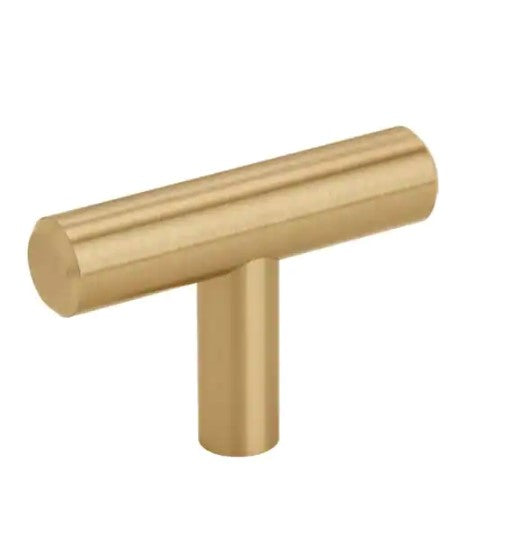 Bar Pulls 1-15/16 in. Champagne Bronze Cabinet Knob, (Set of 2)