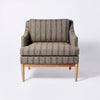 Howell Upholstered Accent Chair with Wood Base