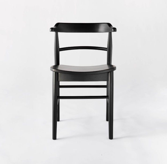 2pk Kaysville Curved Back Wood Dining Chair