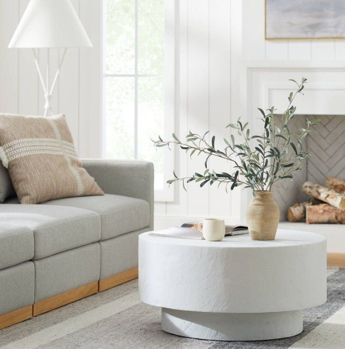 32" Arbon Coffee Table White