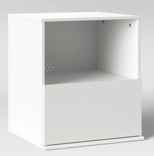 1 Drawer Modular Nightstand White