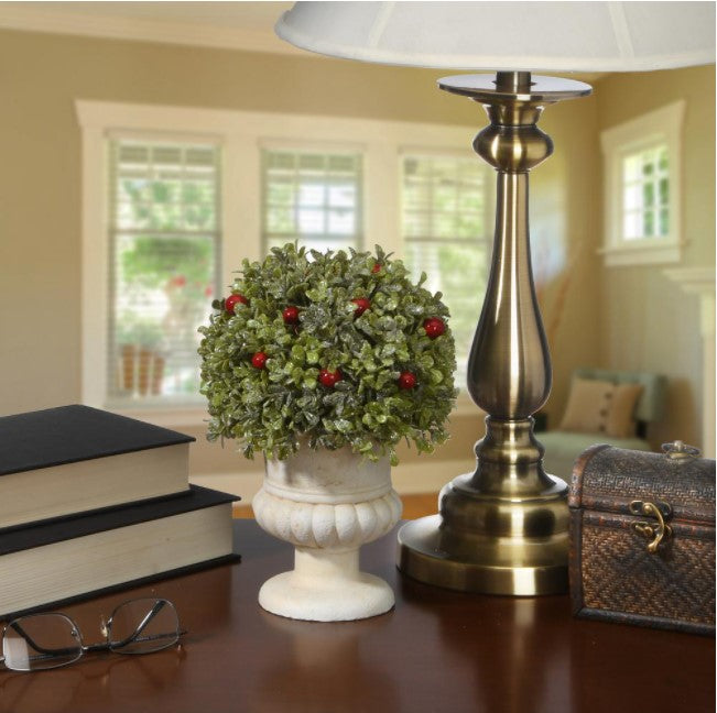 11 in. Boxwood Ball Topiary EJ869