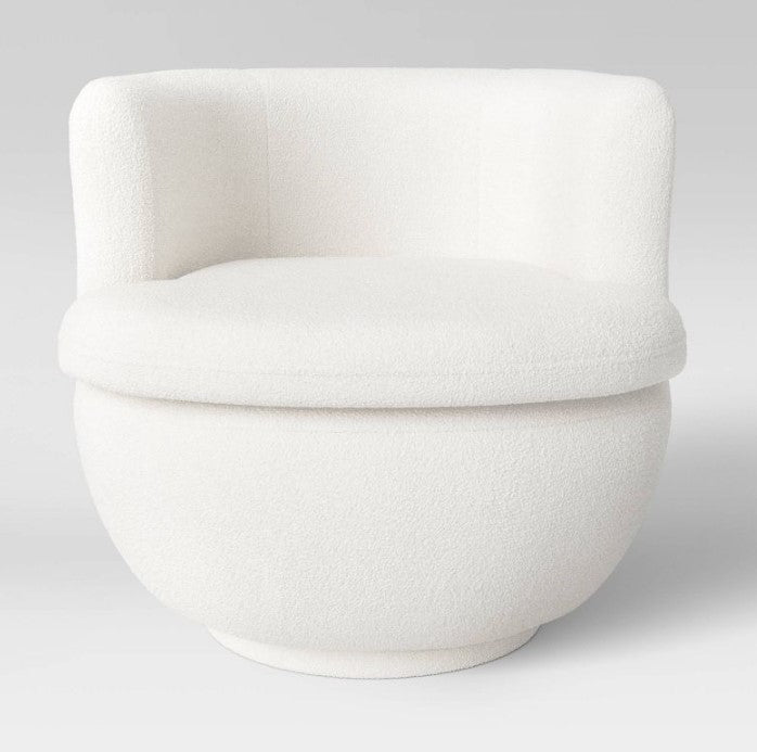 Dorton Round Swivel Barrel Chair Salvage & Co Indy