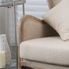 Crenshaw Fabric Wing Chair Beige