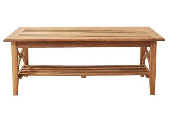 Abbington Natural Teak Wood Outdoor Coffee Table