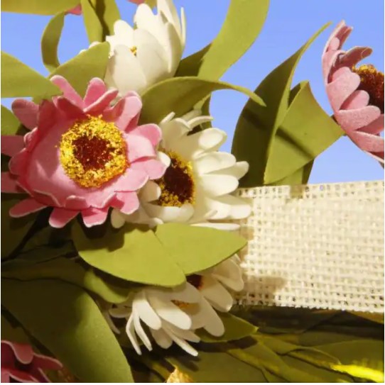 22 in. Artificial Sunflower Wreath