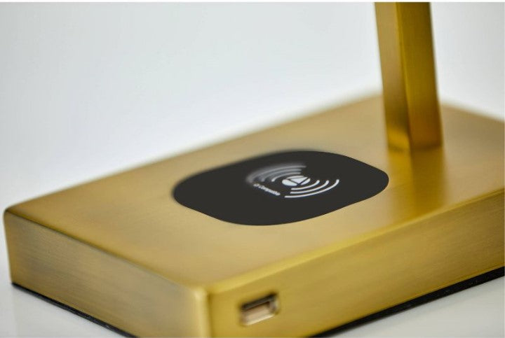 21.25" Austin Adessocharge Table Lamp Brass
