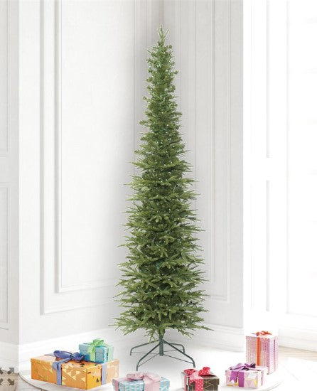 6.5ft" Plastic Bixley Pencil Fir Artificial Christmas Tree in Green