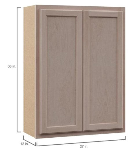 Hampton Assembled Wall Cabinet in Unfinished Beech K7941