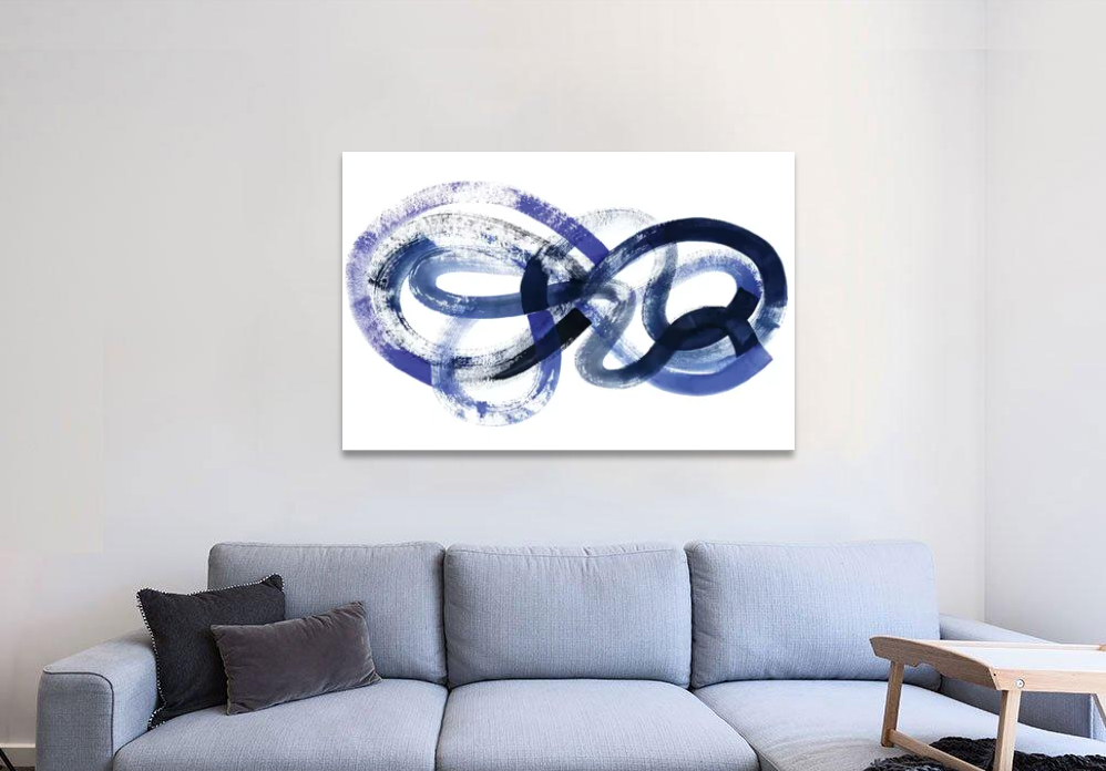 Blue Kinesis I - Canvas Print - Large