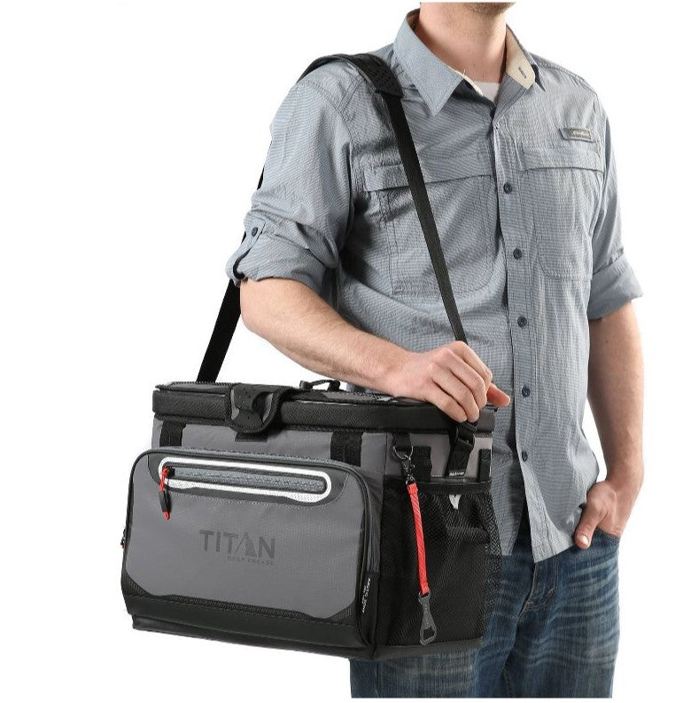 16qt Titan Deep Freeze 20qt Zipperless HardBody Cooler