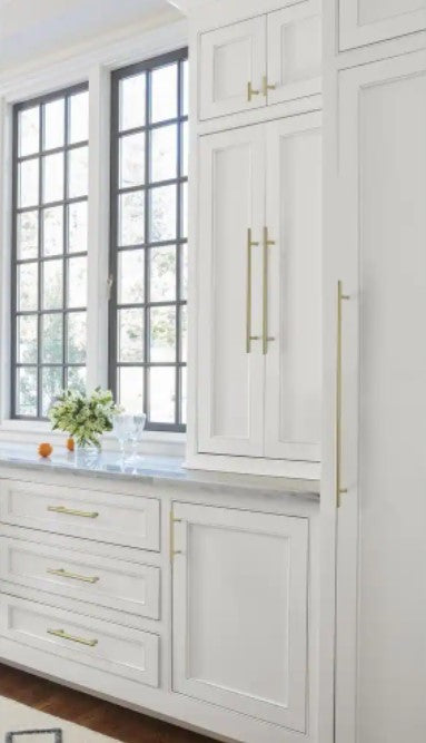 Bar Pulls 10-1/16 in (256 mm) Center-to-Center Golden Champagne Drawer Pull (Set of 2)